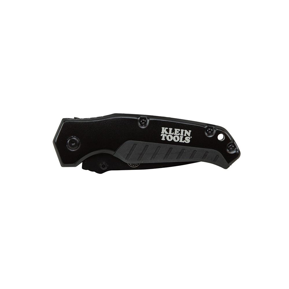 Klein Tools 44220 Pocket Steel Blade, Black, Drop Point Blade