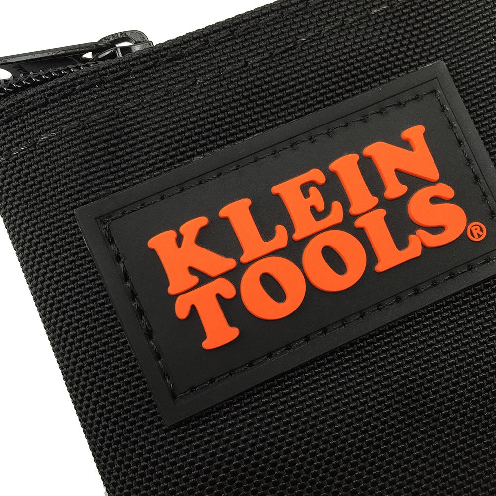 Klein Tools 5139B Zip Bag Cordura Ballistic Nylon Blk 12-1/2"X7"