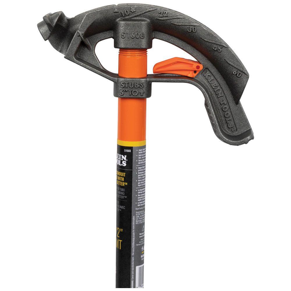 Klein Tools 51604 Iron Conduit Bender Full Assembly, 3/4-Inch EMT with Angle Setter