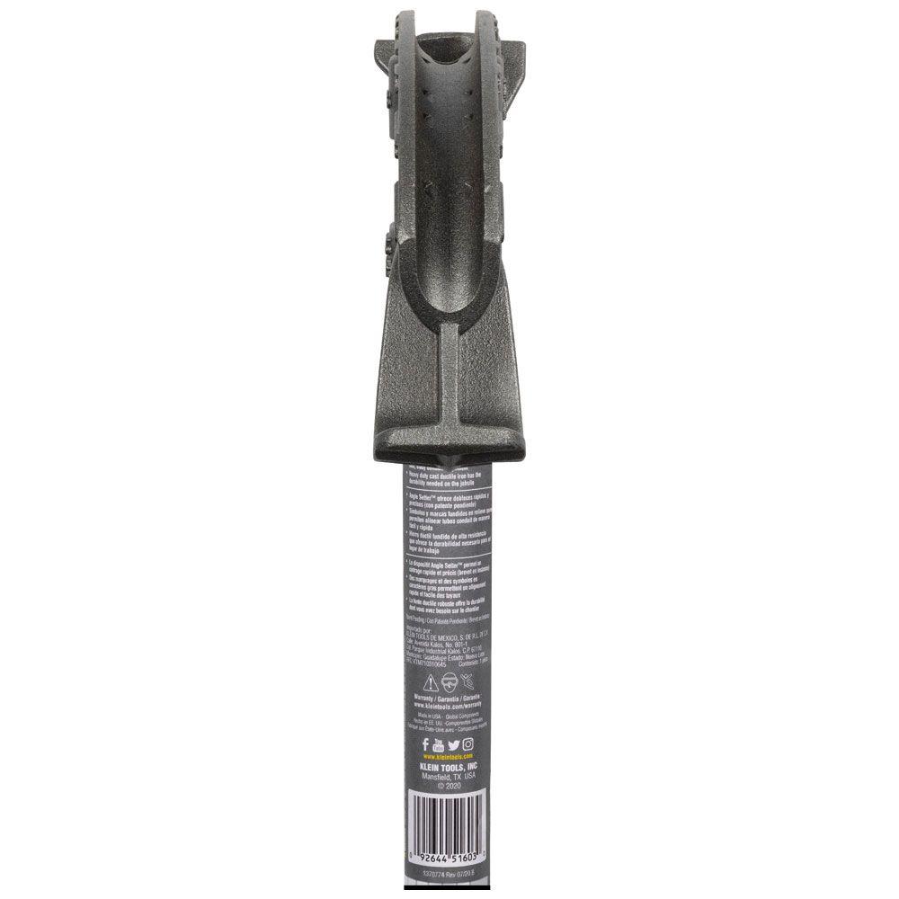 Klein Tools 51604 Iron Conduit Bender Full Assembly, 3/4-Inch EMT with Angle Setter