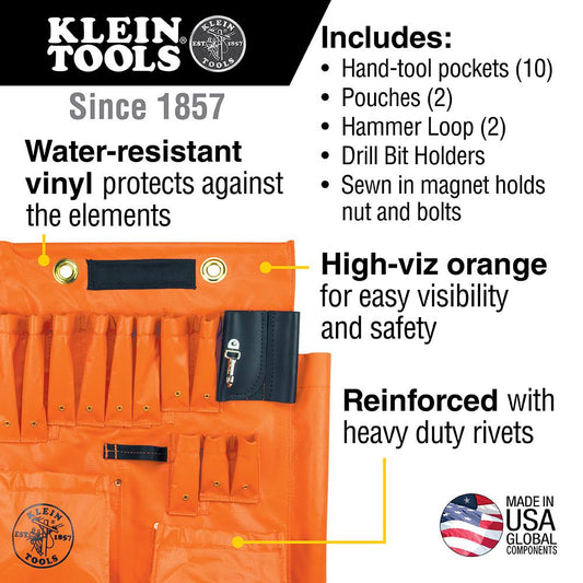 Klein Tools 51829M Aerial Apron with Magnet