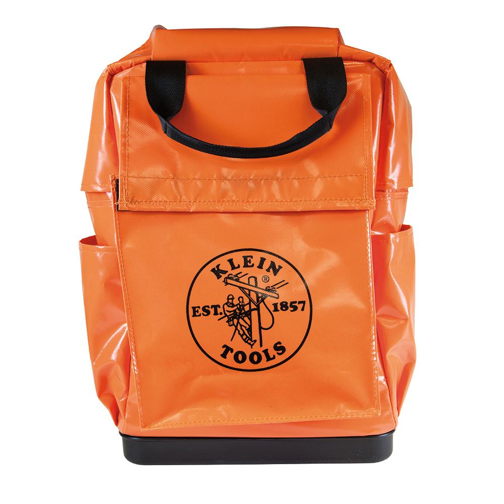 Klein Tools 5185ORA Tool Bag Backpack, 18-Inch, Orange