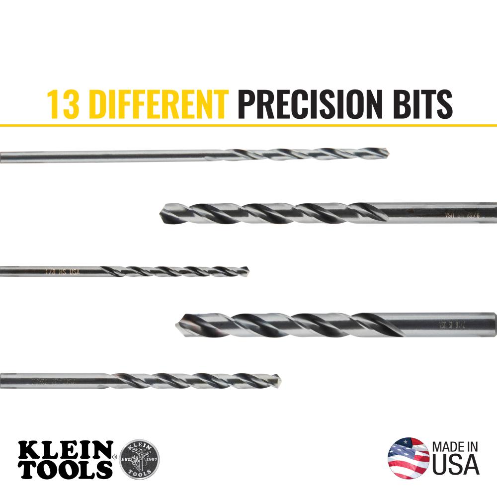 Klein Tools 53002 13 Pc Drill Bit Set