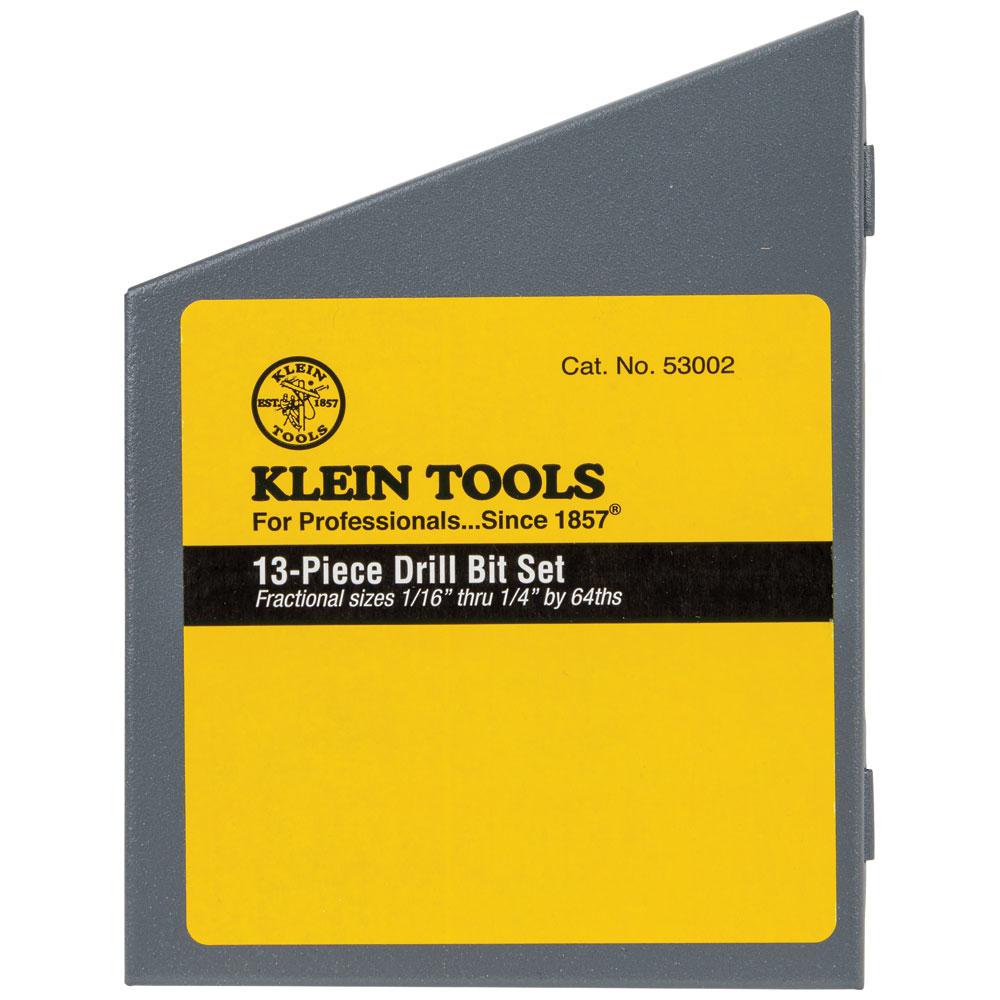 Klein Tools 53002 13 Pc Drill Bit Set