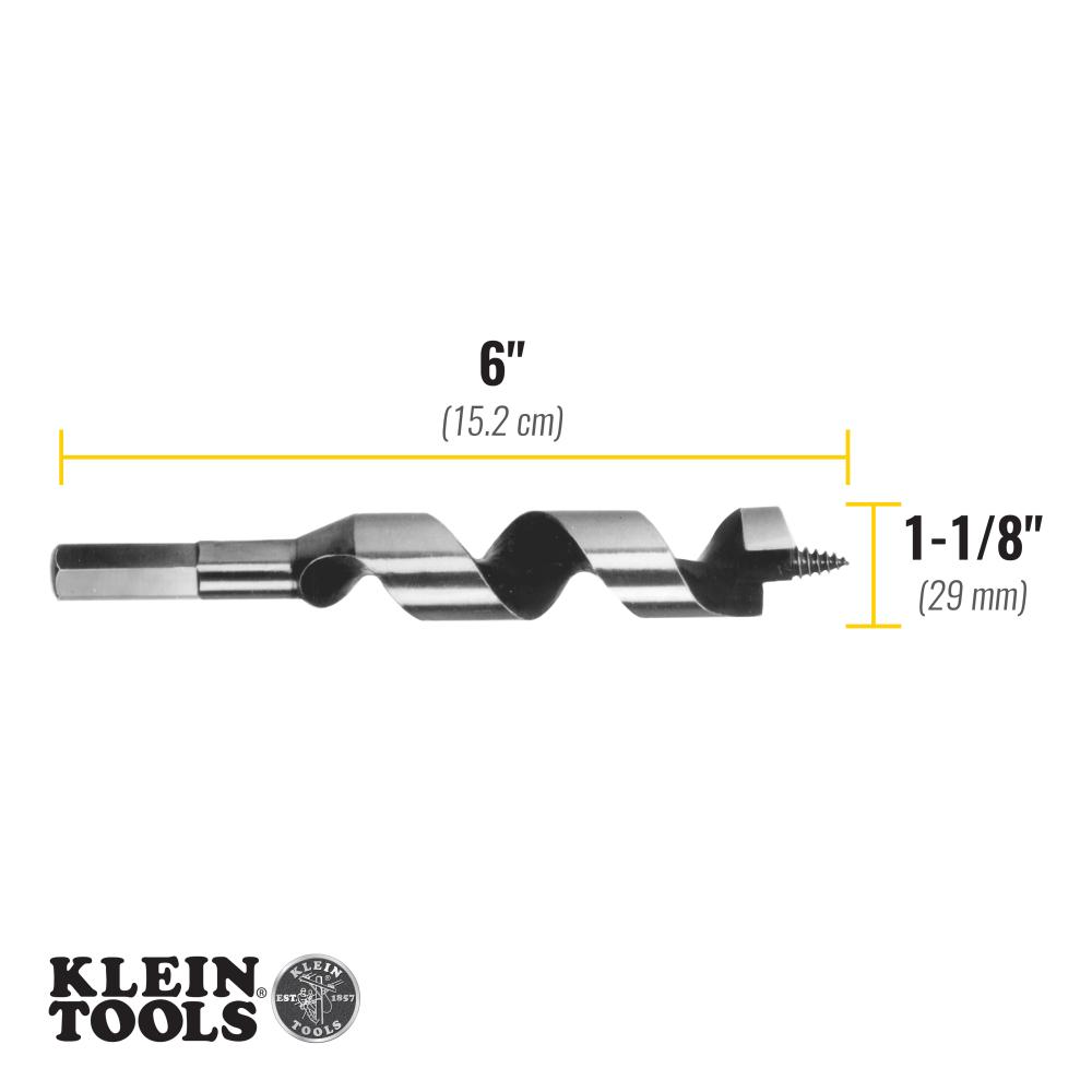 Klein Tools 53408 53408 1 1/8 In Auger Bit