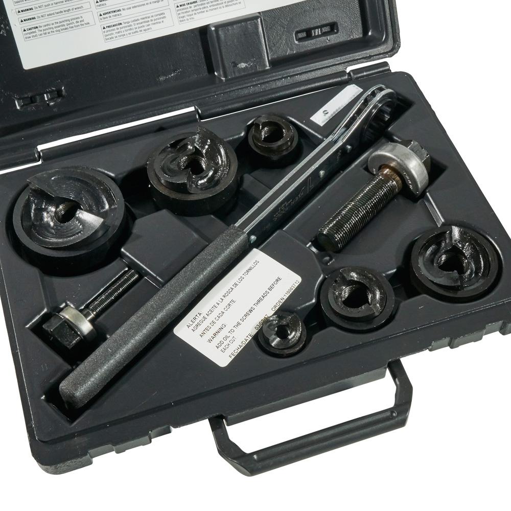 Klein Tools 53732SEN Knockout Punch Set with Wrench