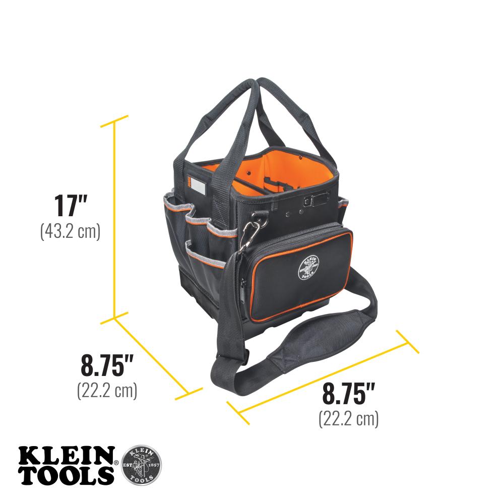 Klein Tools 5541610-14 Tool Bag, Tradesman Pro Tool Tote, 40 Pockets, 10-Inch