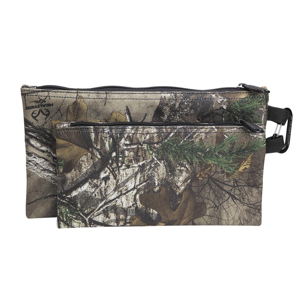 Klein Tools 55560 Zipper Bags, Camo Tool Pouches, 2-Pack