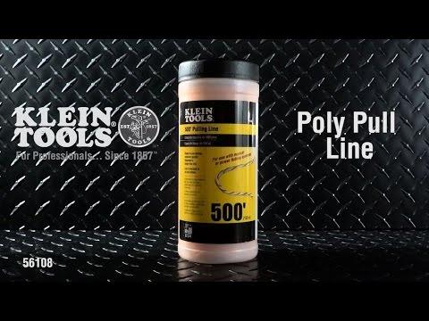 Klein Tools 56108 Poly Pull Line with Orange Tracer 500-Feet
