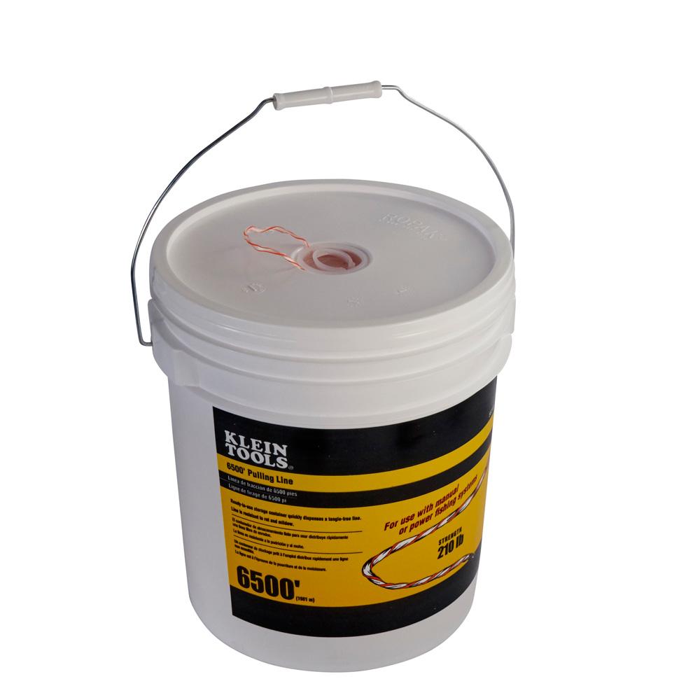 Klein Tools 56110 Poly Pull Line with Orange Tracer 6500-Foot