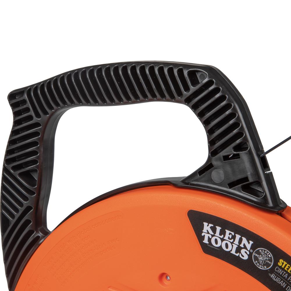 Klein Tools 56333 Steel Fish Tape, 1/8-Inch x 120-Foot