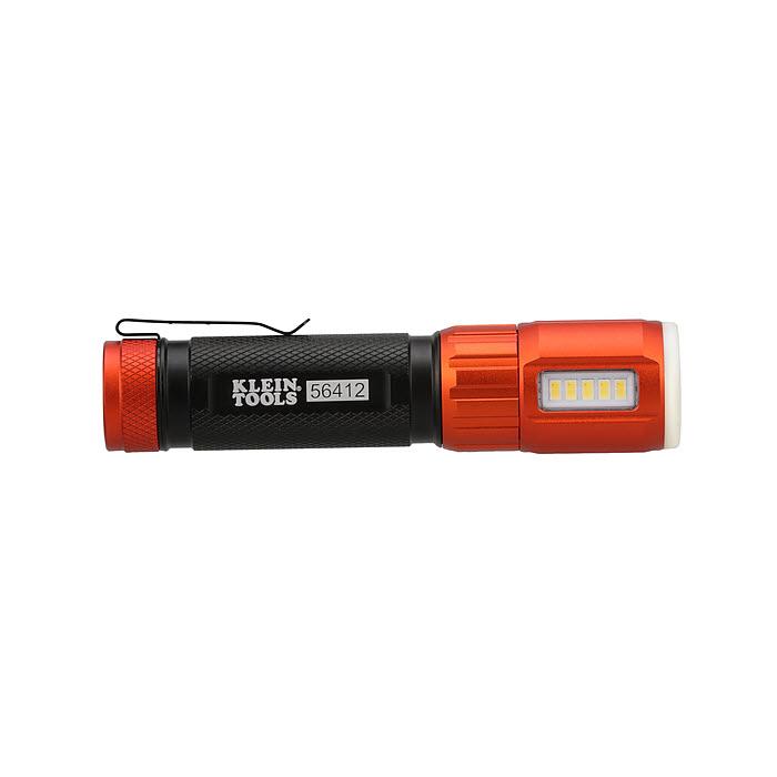 Klein Tools 56412 Rechargeable LED Flashlight with Worklight