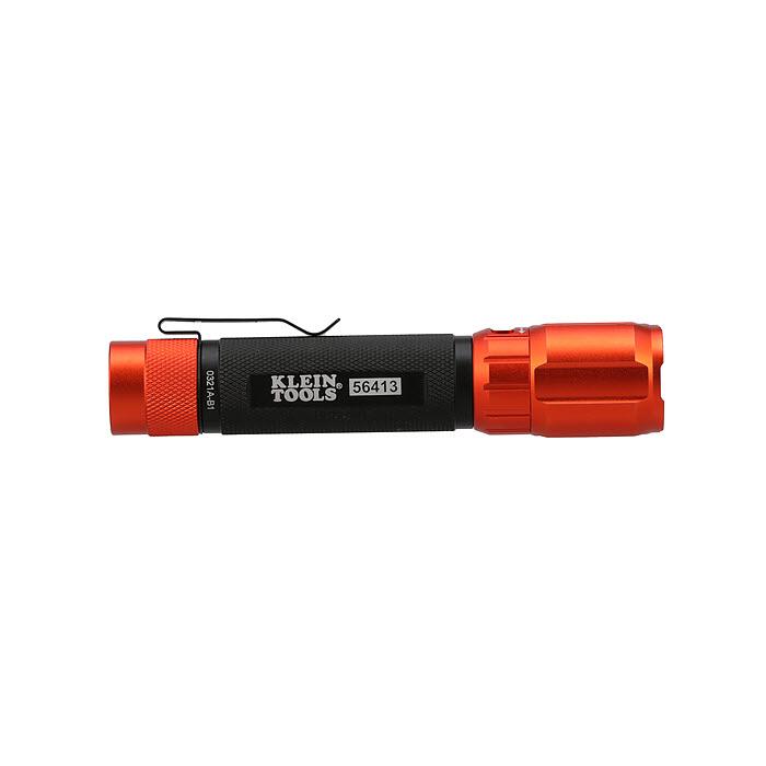 Klein Tools 56413 Rechargeable 2-Color LED Flashlight with Holster