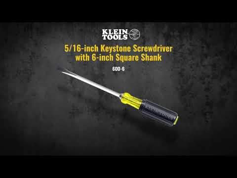 Klein Tools 600-6 6In Sq Screwdriver