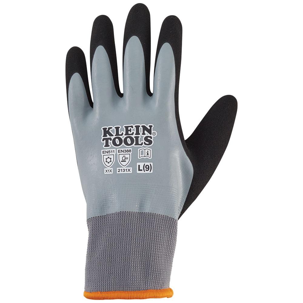 Klein Tools 60389 Thermal Dipped Gloves, L