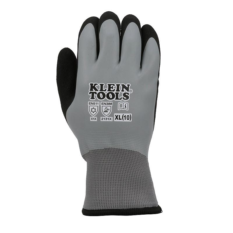 Klein Tools 60390 Thermal Dipped Gloves, Extra-Large