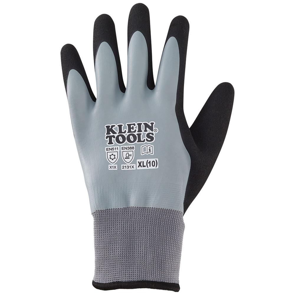 Klein Tools 60390 Thermal Dipped Gloves, Extra-Large