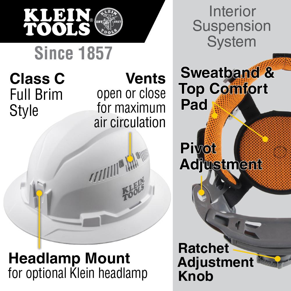 Klein Tools 60401 Klein Tools Hard Hats & Caps