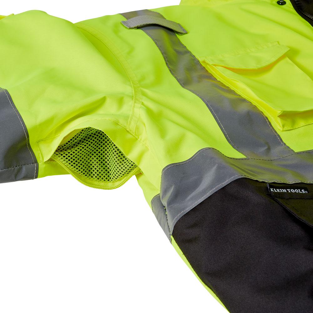 Klein Tools 60501 High-Visibility Winter Bomber Jacket, 2XL