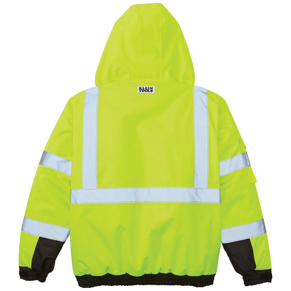 Klein Tools 60501 High-Visibility Winter Bomber Jacket, 2XL