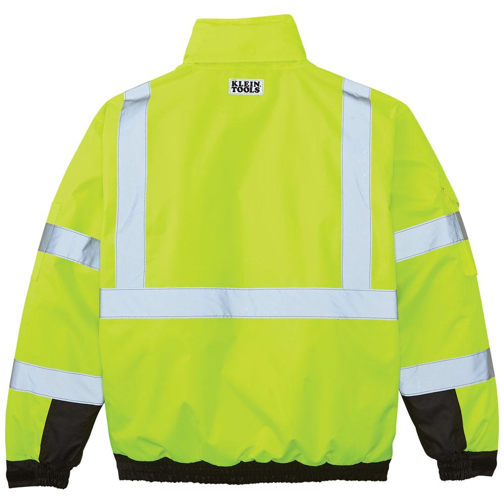 Klein Tools 60501 High-Visibility Winter Bomber Jacket, 2XL