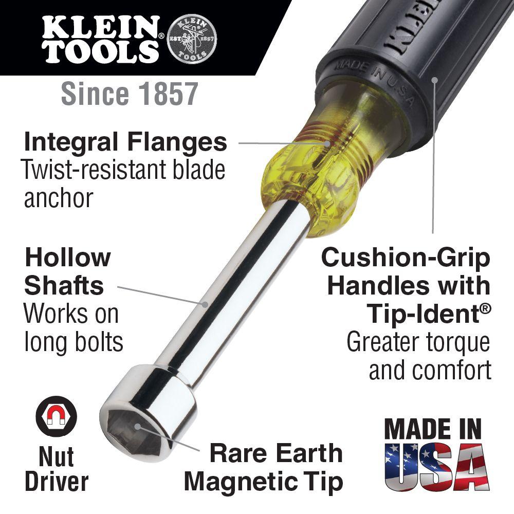 Klein Tools 631M Klein Tools Magnetic Nut Drivers