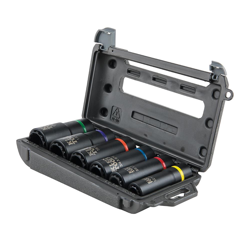Klein Tools 66010 Klein Tools 2-in-1 Impact 6-Pc. Socket Sets