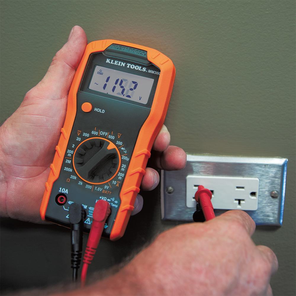 Klein Tools 69149P Test Kit with Multimeter, Non-Contact Volt Tester, Receptacle Tester