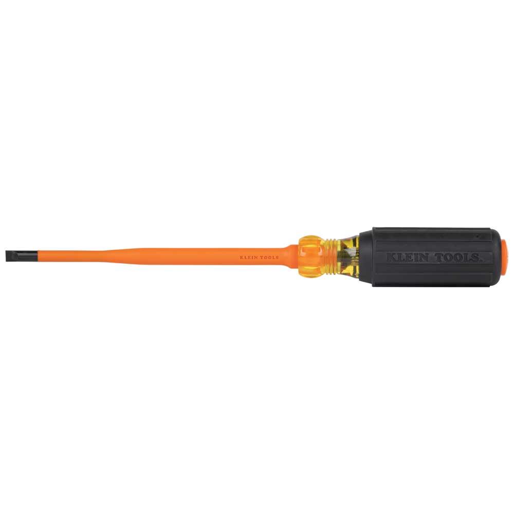 Klein Tools 6926INS Slim-Tip 1000V Insulated Screwdriver, 1/4-Inch Cabinet, 6-Inch