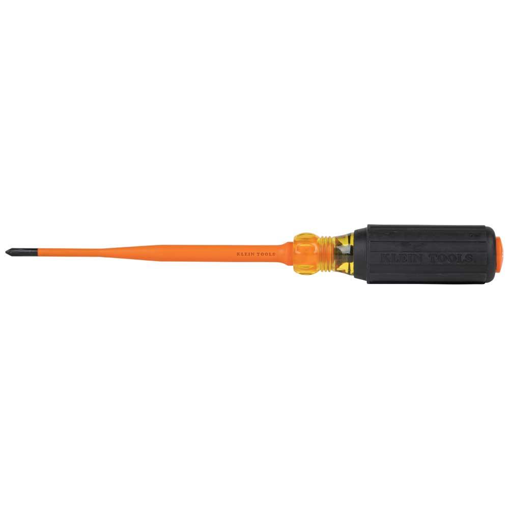 Klein Tools 6956INS Slim-Tip 1000V Insulated Screwdriver, #1 Phillips, 6-Inch