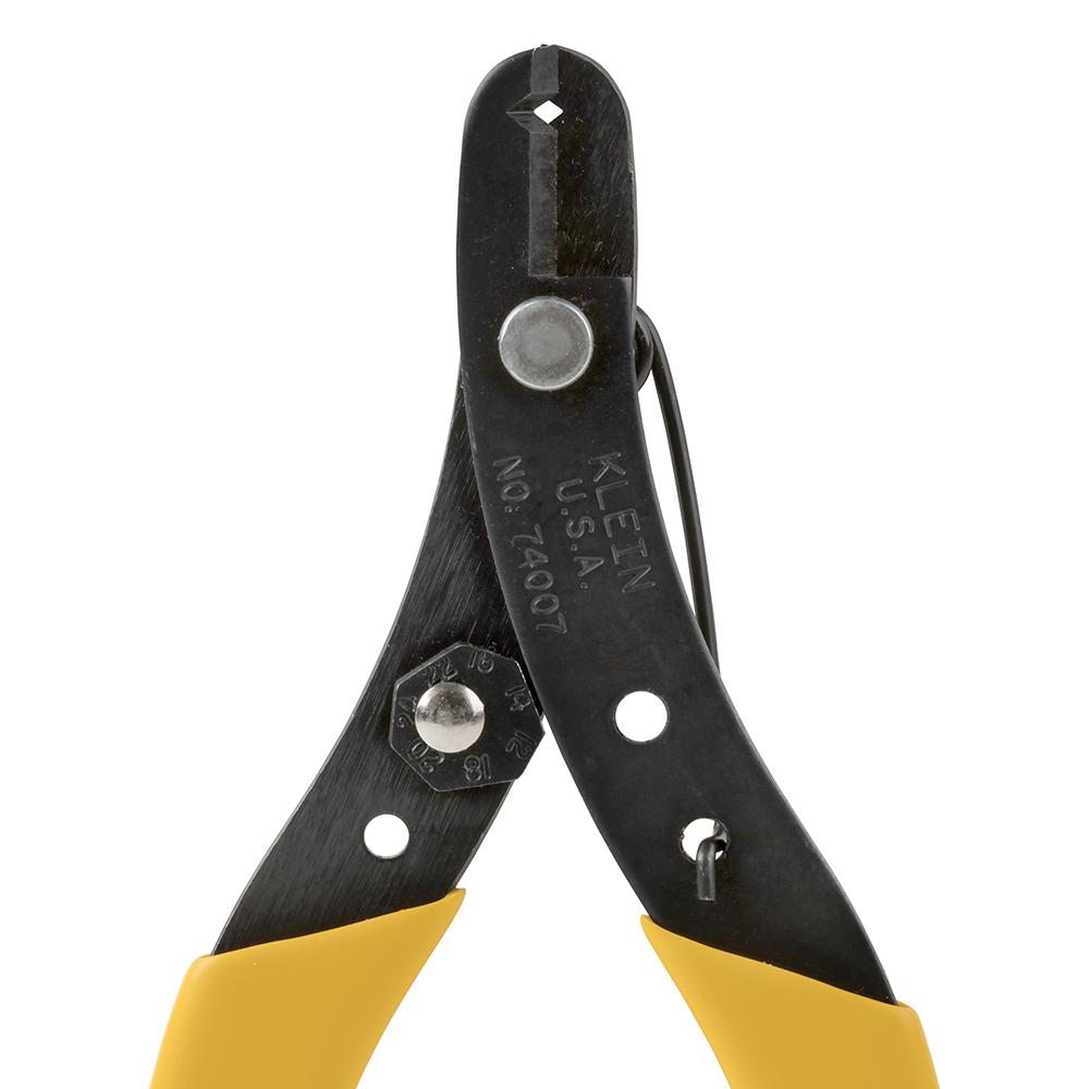 Klein Tools 74007 Wire Stripper and Cutter, Adjustable, for Solid and Stranded Wire