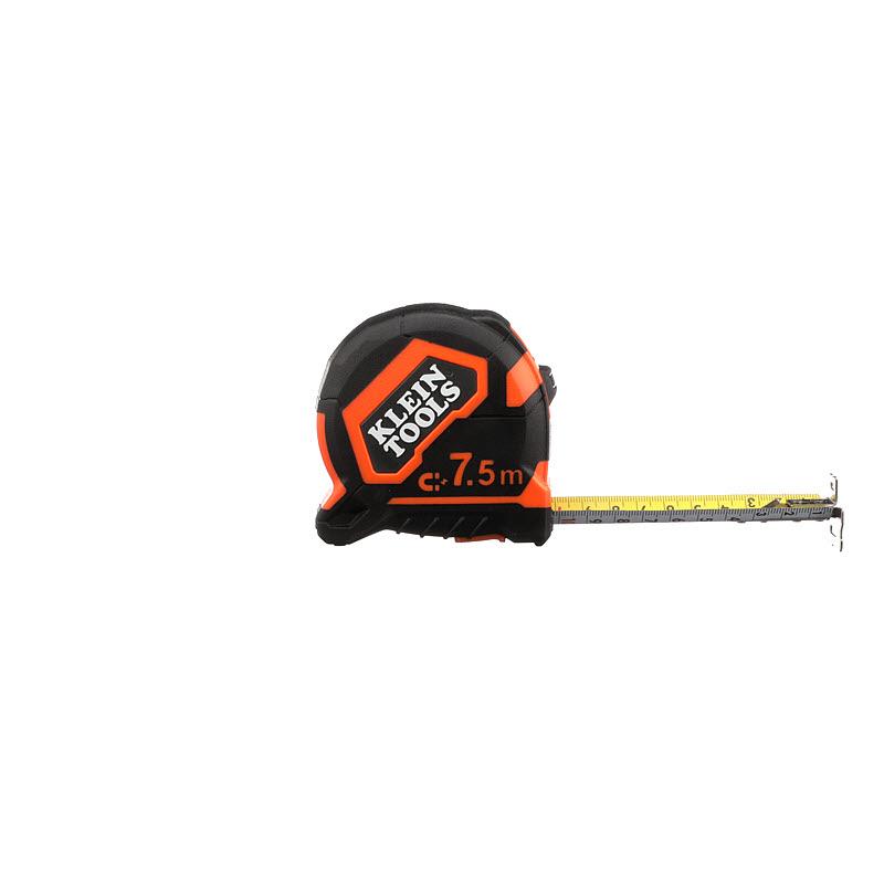 Klein Tools 9375 Tape Measure, 7.5-Meter Magnetic Double-Hook