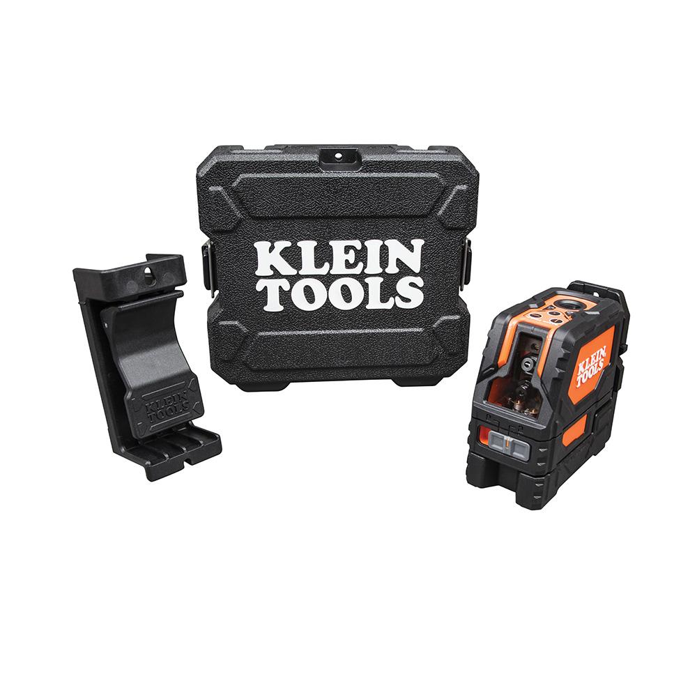 Klein Tools 93LCLS Laser Level, Self-Leveling Red Cross-Line Level and Red Plumb Spot