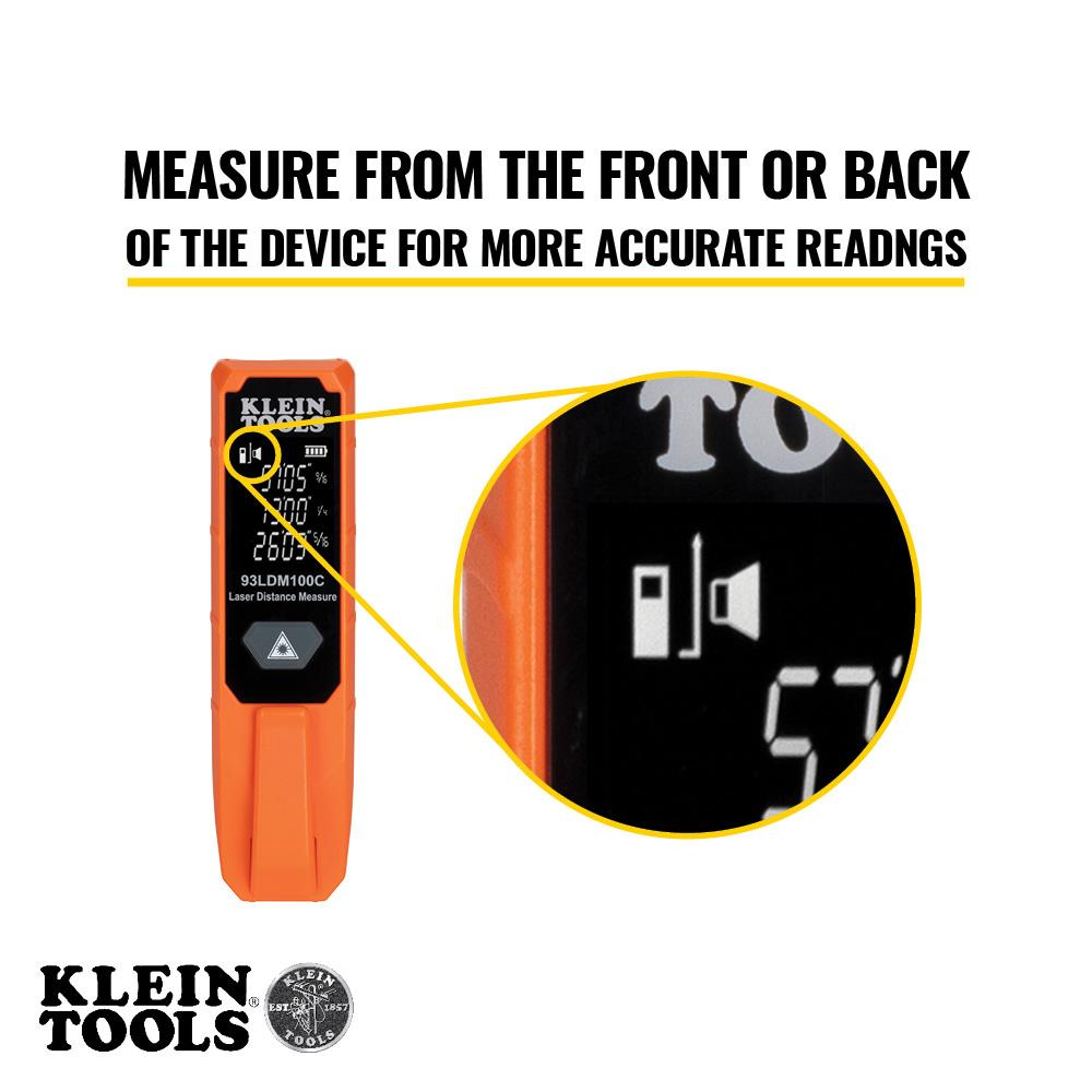 Klein Tools 93LDM100C Compact Laser Distance Measure