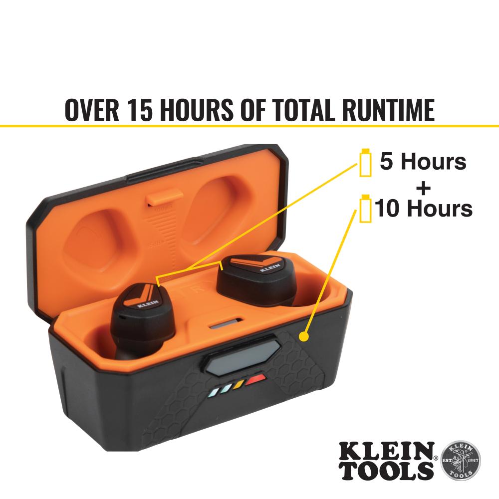 Klein Tools AESEB1 Bluetooth® Jobsite Earbuds