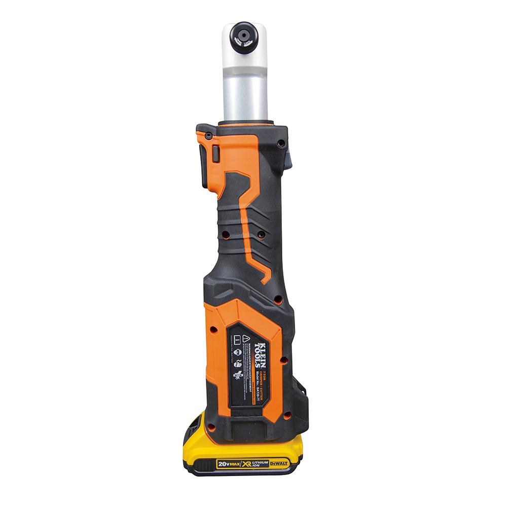 Klein Tools BAT207T13 Battery-Operated Cutter/Crimper, No Heads, 2 Ah