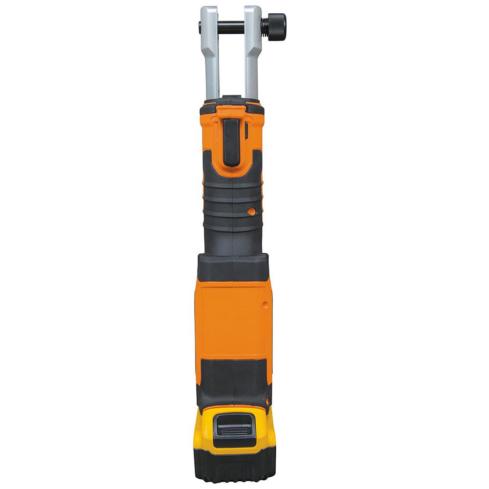 Klein Tools BAT207T234H Battery-Operated Crimper, O+ Die Head, 4 Ah