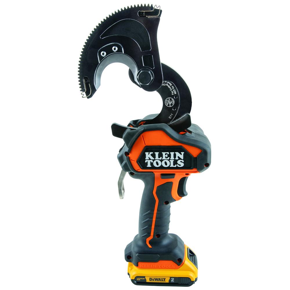 Klein Tools BAT20GD10 Battery-Operated Cu/Al Closed-Jaw Cutter, 2 Ah