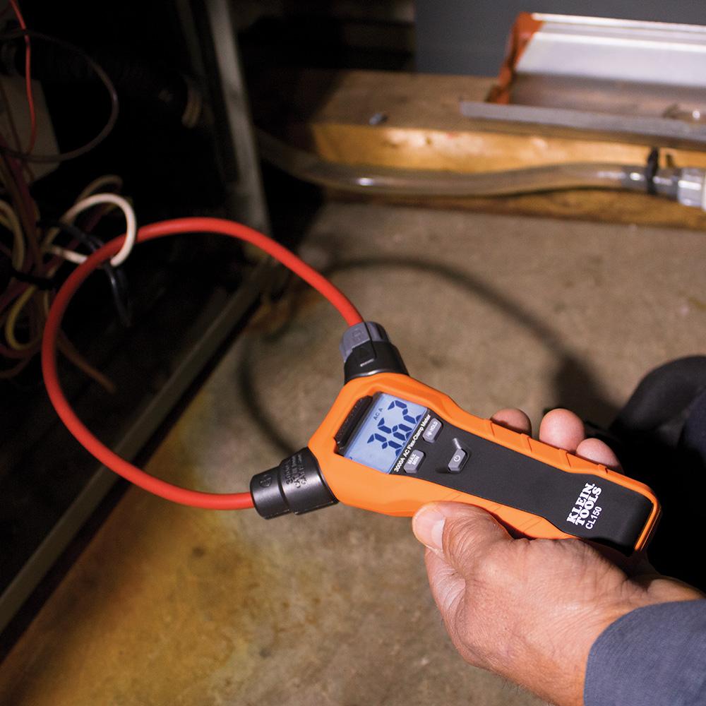 Klein Tools CL150 Clamp Meter, Digital AC Electrical Tester with 18-Inch Flexible Clamp