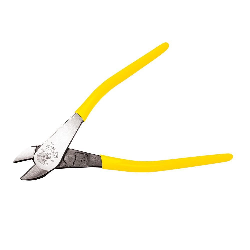 Klein Tools D2000-49 Diagonal Cutting Pliers, Angled Head, 9-Inch