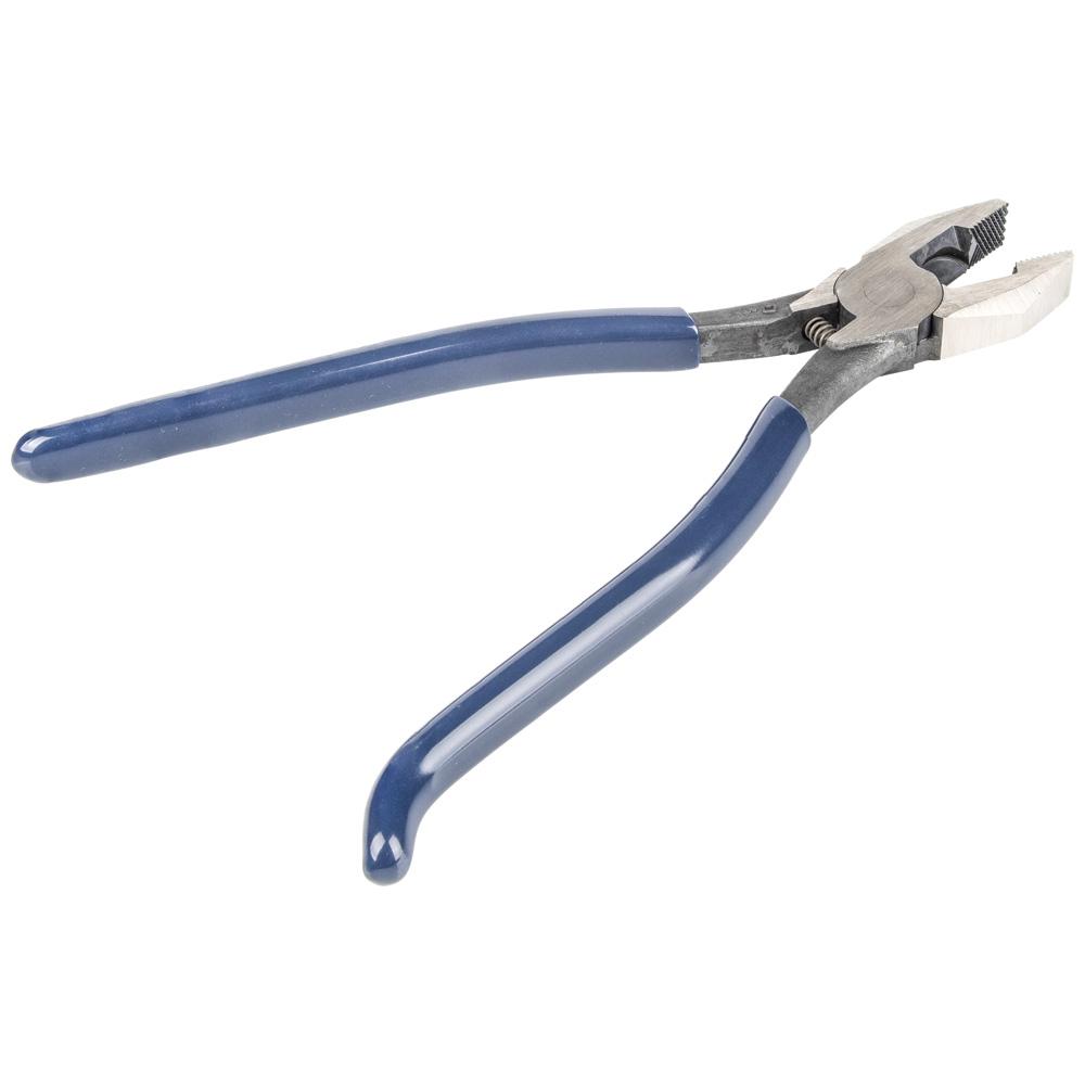 Klein Tools D2017CSTLFT Klein Tools Ironworker's Left-Handed Spring-Loaded Rebar Pliers