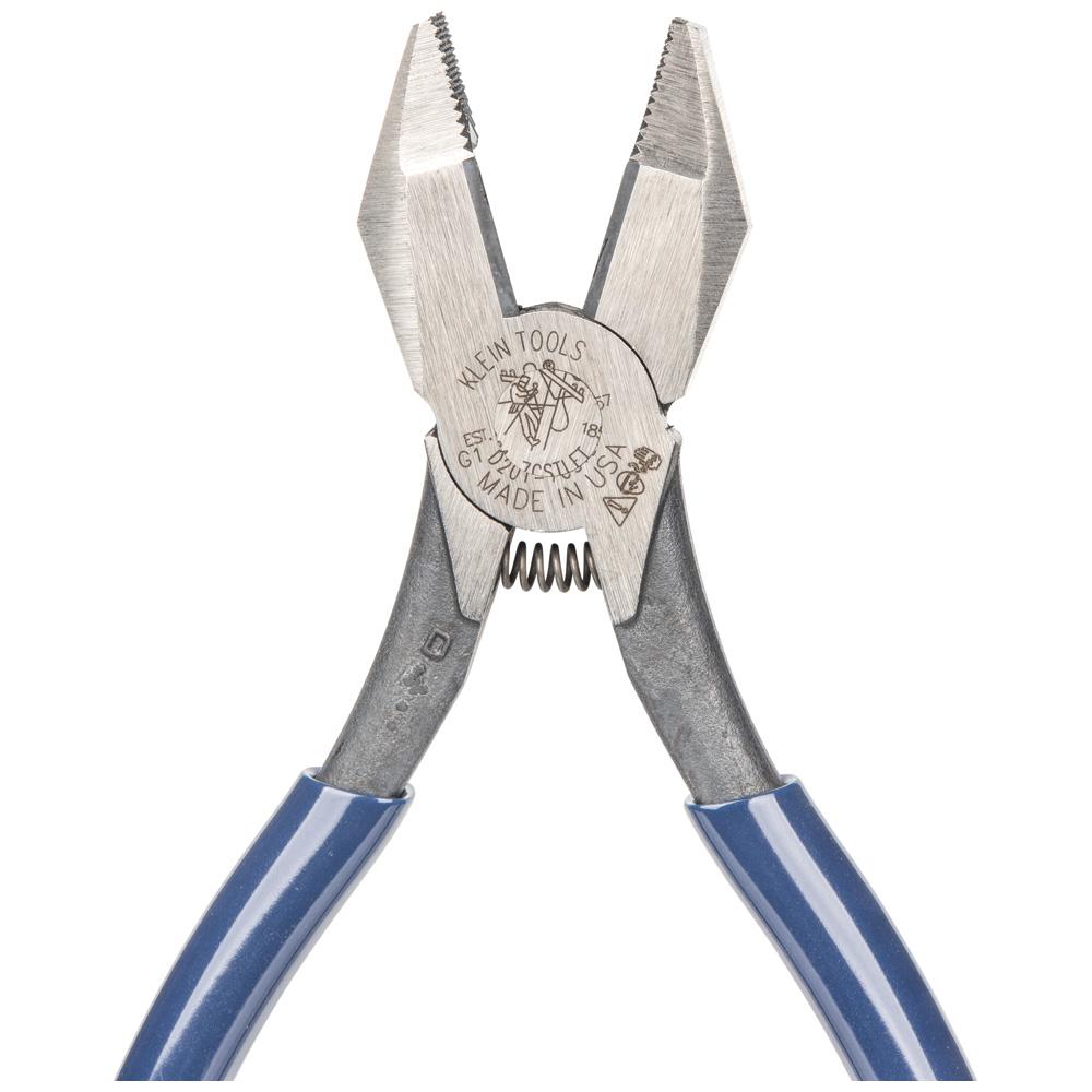 Klein Tools D2017CSTLFT Klein Tools Ironworker's Left-Handed Spring-Loaded Rebar Pliers