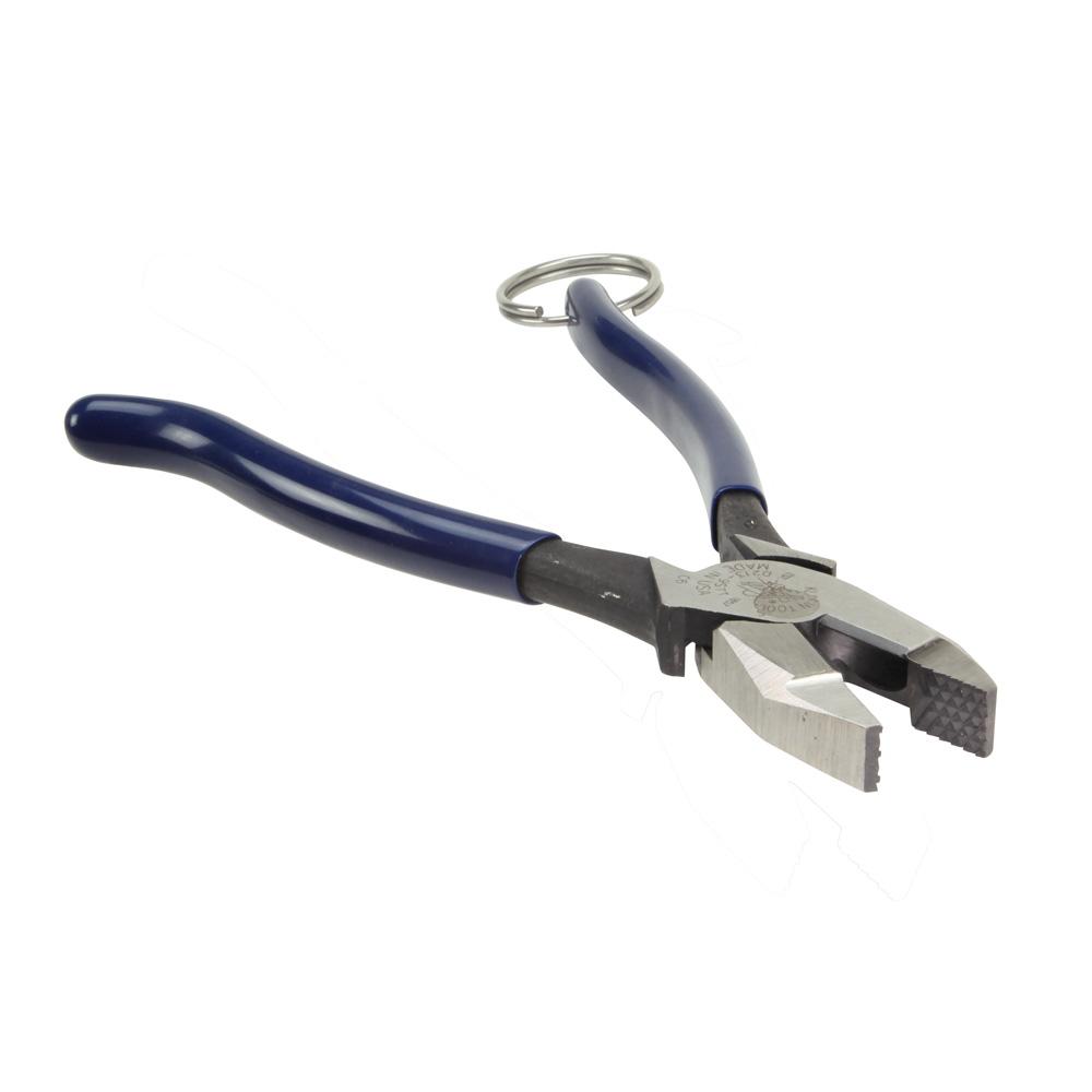 Klein Tools D213-9STT Ironworker's Pliers with Tether Ring