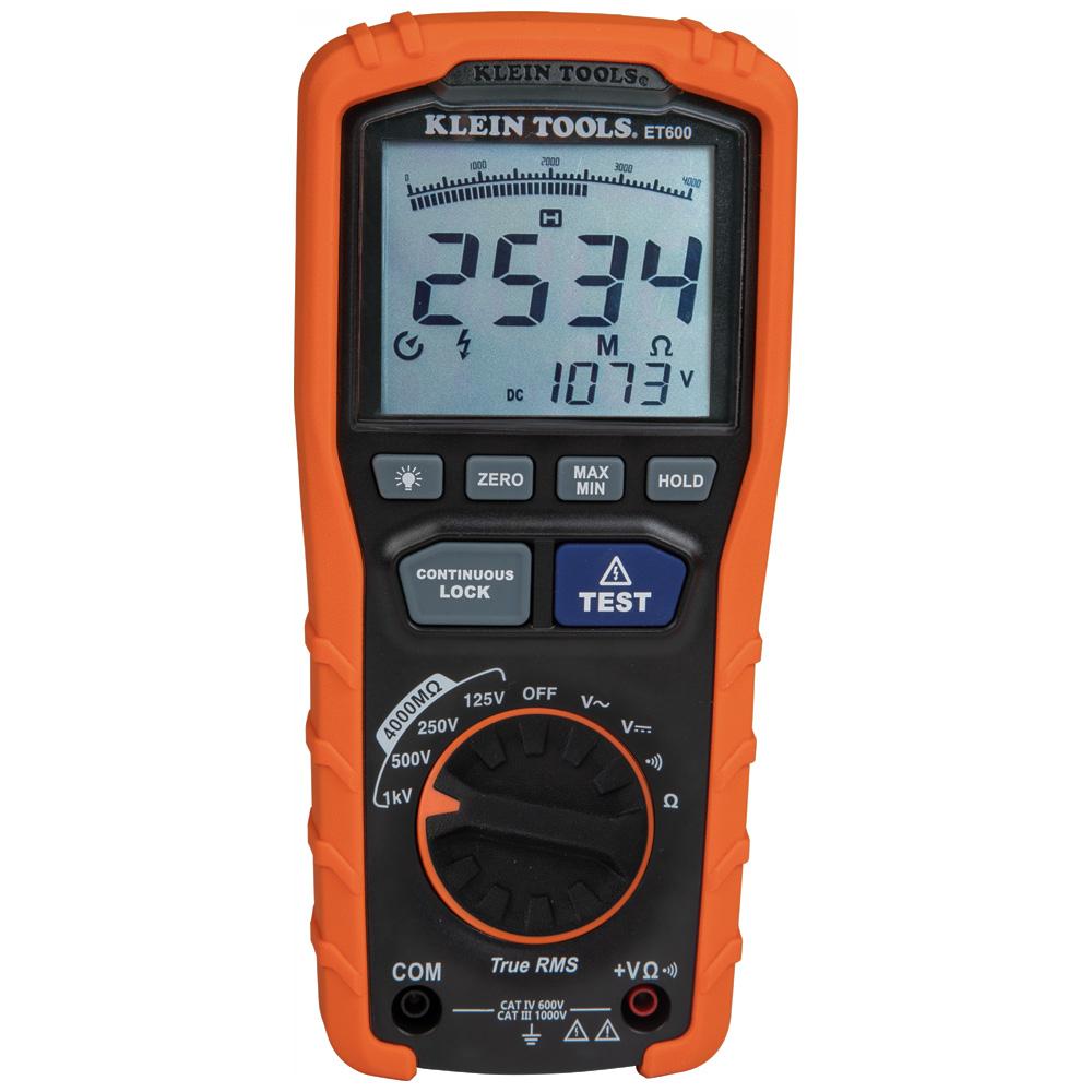 Klein Tools ET600 Insulation Resistance Tester