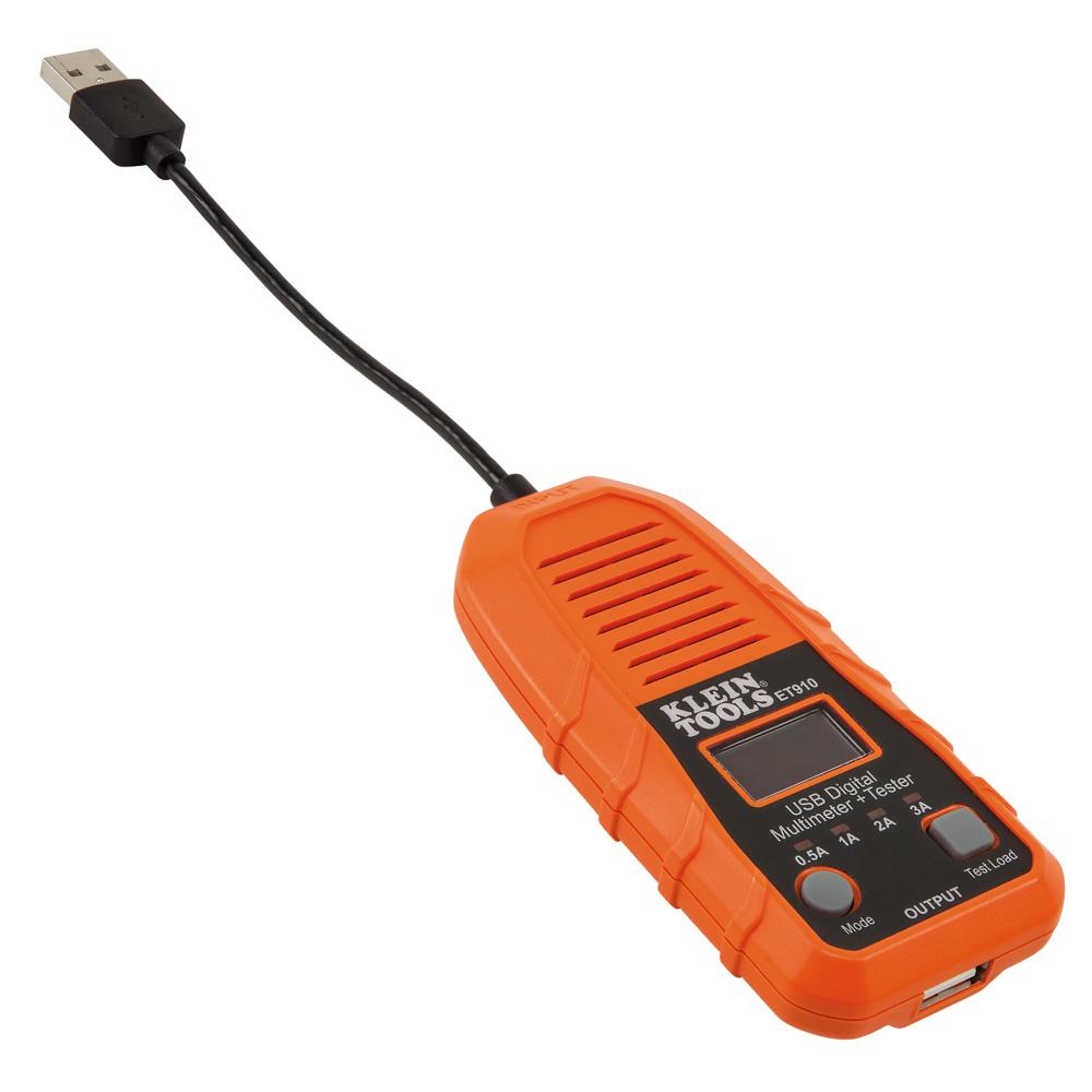 Klein Tools ET910 Klein Tools USB Digital Meter and Tester, USB-A (Type A)