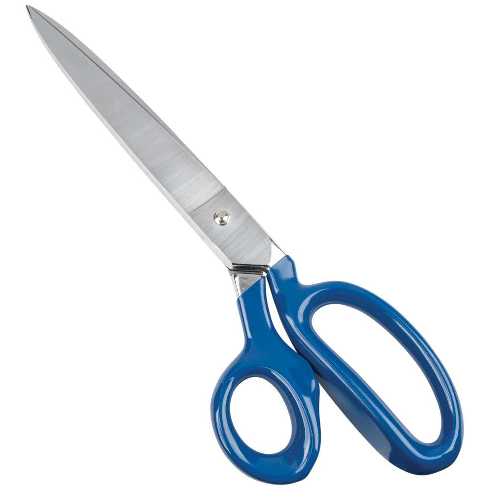 Klein Tools G212LRBLU Bent Trimmer w/Large Ring, Coated Handles, 12-Inch