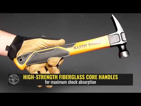 Klein Tools H80718 Straight-Claw Hammer, 18-Ounce, 15-Inch