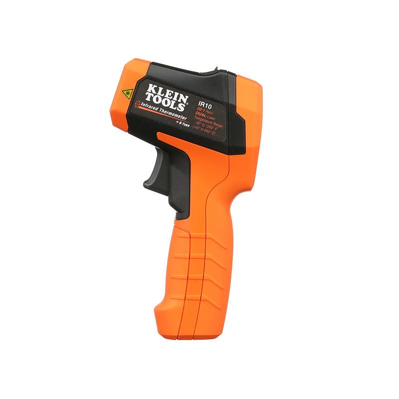 Klein Tools IR10 Dual-Laser Infrared Thermometer, 20:1