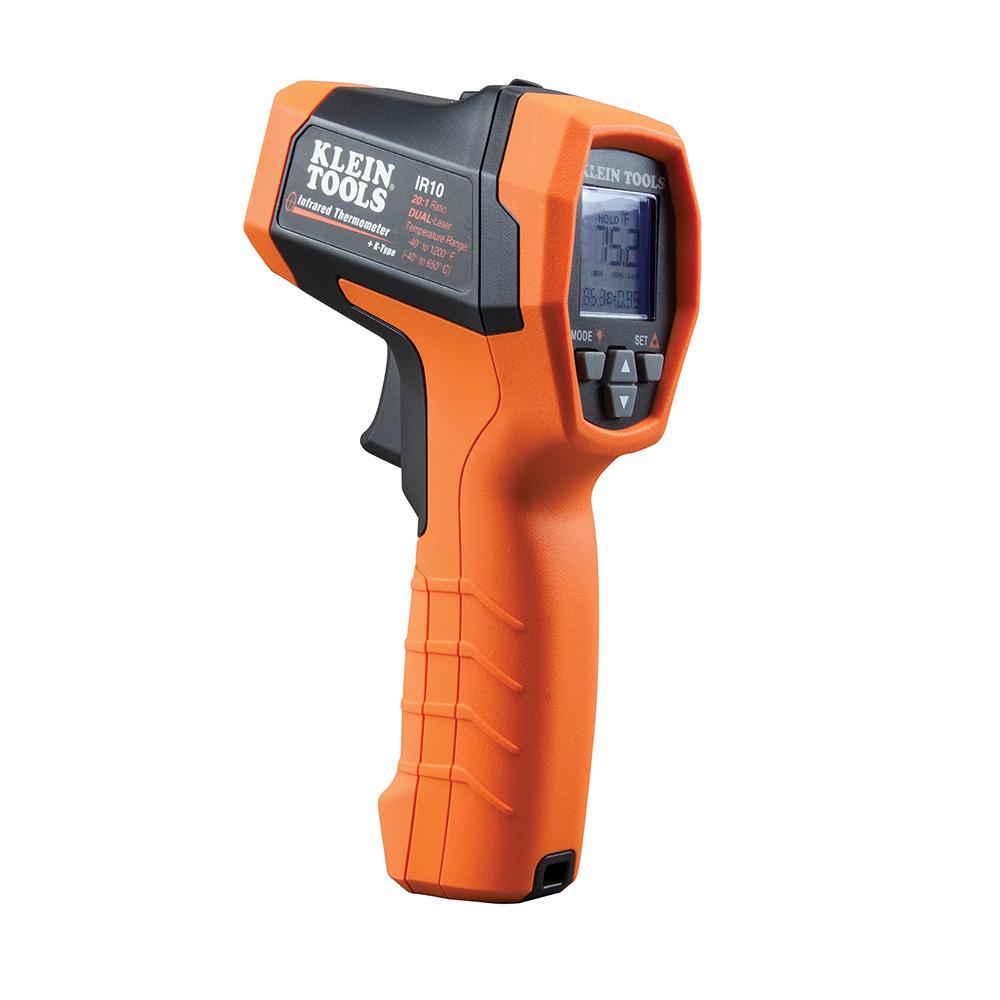 Klein Tools IR10 Dual-Laser Infrared Thermometer, 20:1