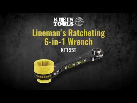 Klein Tools KT155T 5 In 1 Lineman Wrench